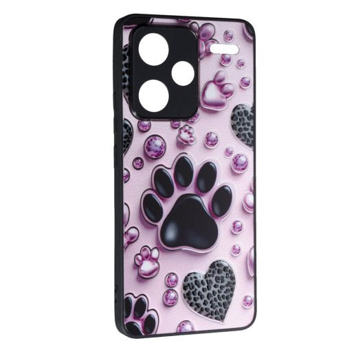 Накладка Fashion Mix для Xiaomi Redmi Note 13 Pro Plus (5G) Pink Paws