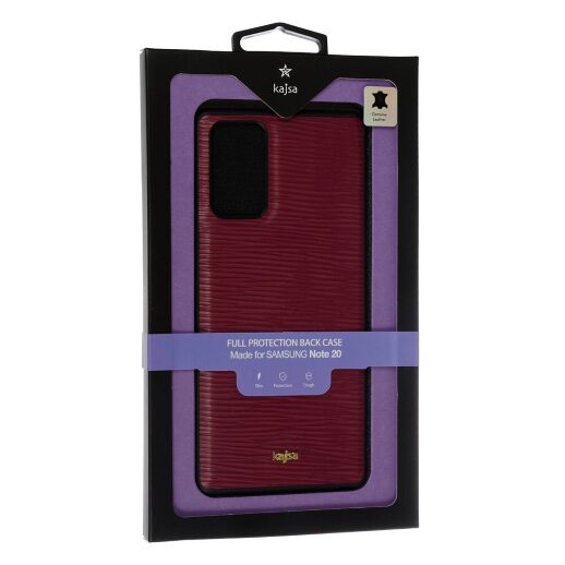 Накладка Kajsa Wave для Samsung Note 20 Red