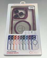 Чехол Magnetic Stand and Magsafe Apple Iphone 16 Pro Deep Purple