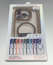 Чехол Magnetic Stand and Magsafe Apple Iphone 16 Pro Deep Purple