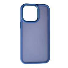 Накладка Matte Metal Buttons для Apple iPhone 13 Pro Max Gray Lavender