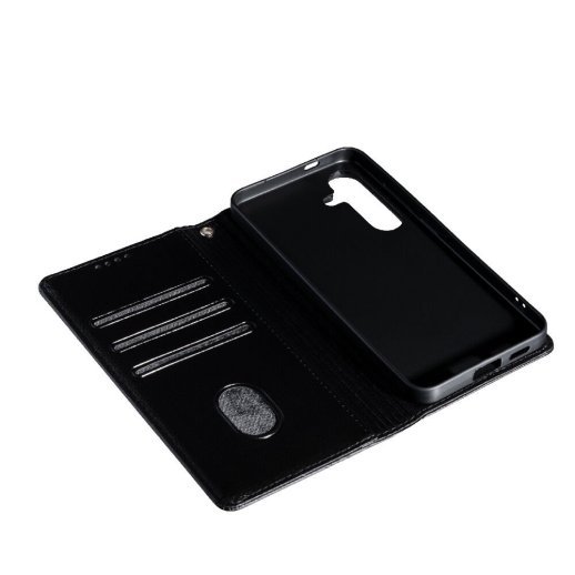 Книга Deluxe для Samsung S24 Black