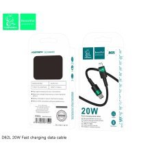 Кабель USB-C Denmen D62L Type-C - Lightning PD 20W