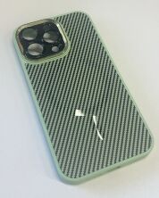 Case Carbone Shield Magsafe  for Apple Iphone 13 ProMax Mint