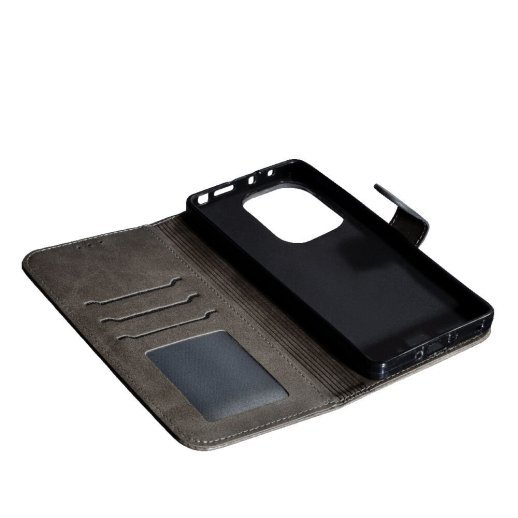 Flip Cover "Business" для Xiaomi Redmi Note 13 Pro (4G) /Poco M6 Pro (4G) Grey
