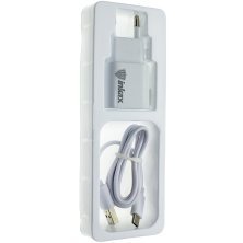 Мережевий зарядний пристрій INKAX CD-08 1.0A + USB кабель TYPE-C