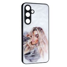Накладка Prisma Ladies New для Samsung S24 FE Girl in a hoodie