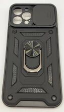 Armor Case With Curtain for Apple Iphone 12 Pro Max 6,7 Black