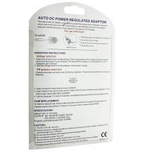 Універсальний автомобільний зарядний пристрій для ноутбука 80W з 8 перехідниками