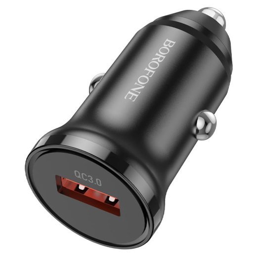 Автомобільний зарядний пристрій BOROFONE BZ18 single port QC3.0 car charger