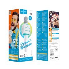 Мікрофон караоке HOCO BK5 CANTANDO блакитний