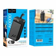 Power Bank HOCO J123C Element 22.5W+PD20W fully compatible power bank with digital display 60000 mAh чорний