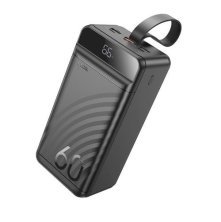 Power Bank HOCO J123C Element 22.5W+PD20W fully compatible power bank with digital display 60000 mAh чорний