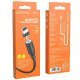 USB кабель BOROFONE BX41 магнітний 2.4A 1M USB - LIGHTNING, ЧОРНИЙ