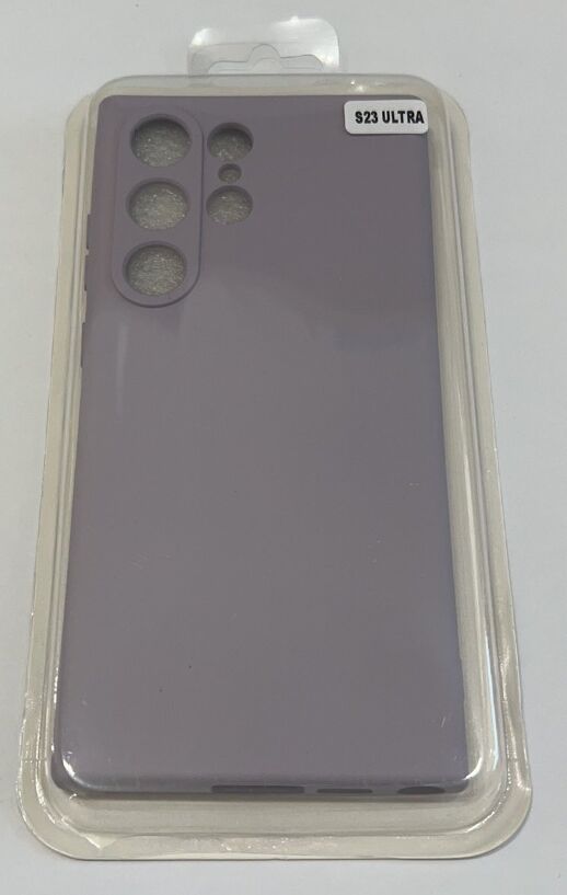 Чохол Silicone Case for Samsung S23 Ultra (S918B) No Logo Elegant Purple