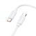 USB-C кабель HOCO X115 Type-C - Type-C 240W, 1 метр, білий