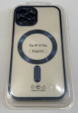 Case Magsafe With Frame for Apple Iphone 12 Pro Light Blue