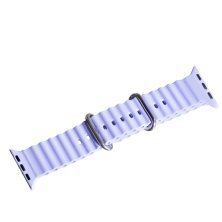 Spigen Silicon Ribbed Band для Apple Watch 42/44/45/49 mm Lilac