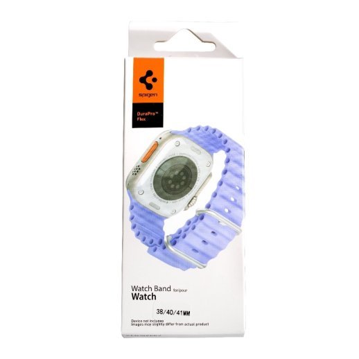 Spigen Silicon Ribbed Band для Apple Watch 42/44/45/49 mm Lilac