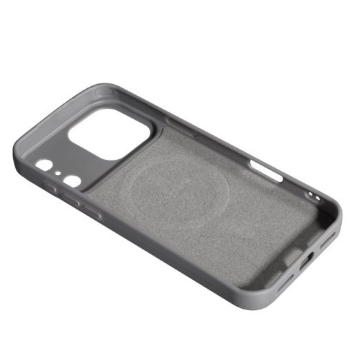 Силіконовий чохолНакладка Color (With Magnit) для Apple iPhone 17 Pro Max Grey