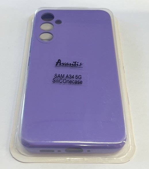Avantis Full Silicone Case Samsung A34 Elegant Purple