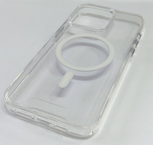 Силикон Space for Apple Iphone 15 Pro Max with Magsafe Прозорий