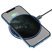 Бездротовий зарядний пристрій HOCO CW6 Pro Ultra-Thin Wireless Fast Charger 15W, чорний