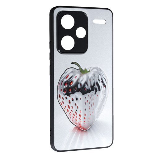 Накладка Fashion Mix для Xiaomi Redmi Note 13 Pro Plus (5G) White Berry