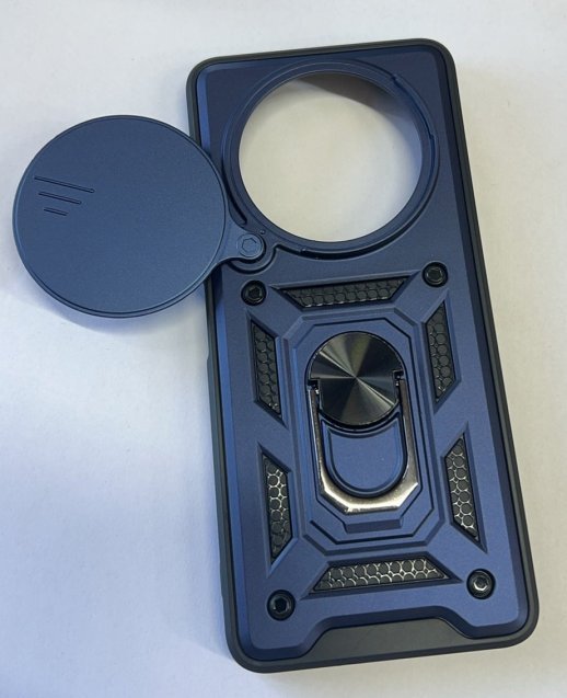 Armor Case With Curtain for Xiaomi Redmi A3 Dark Blue