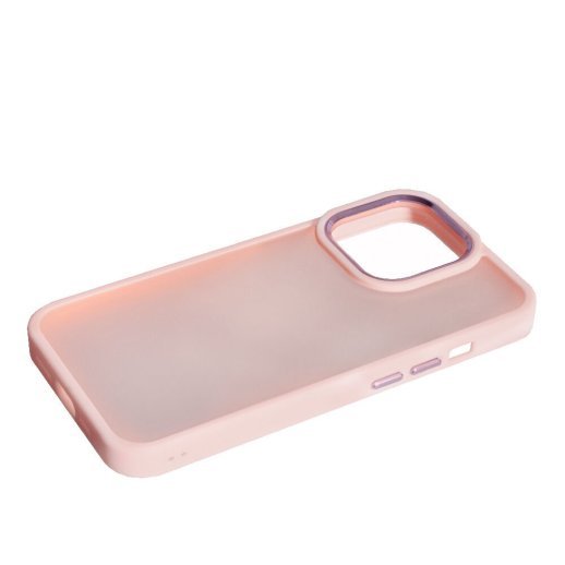 Накладка Matte Metal Buttons для Apple iPhone 13 Pro Max Pink Sand