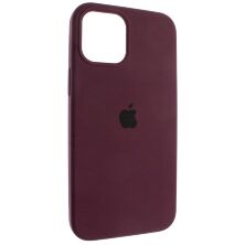 Задня накладка з Magsafe + ЗАСТАВКА Full Silicone Case APPLE IPHONE 12 / 12 PRO 6,1" 7-PLUM