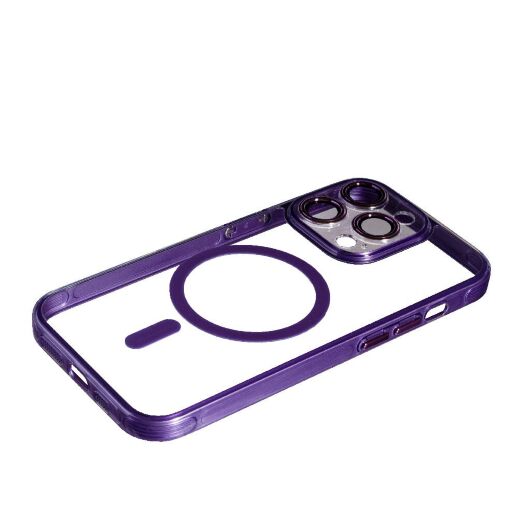 Накладка Aluminium With Magsafe для Apple iPhone 14 Pro Purple