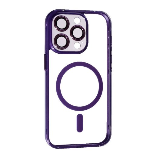 Накладка Aluminium With Magsafe для Apple iPhone 14 Pro Purple