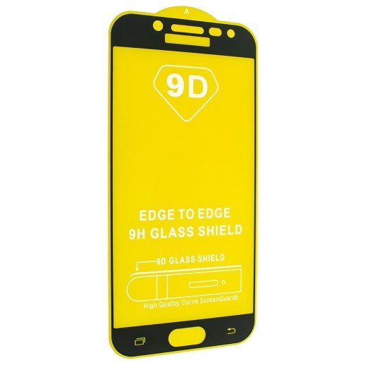 Захисне скло 9D SAMSUNG J530 Galaxy J5 2017 ЧОРНИЙ