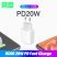 Мережевий зарядний пристрій DENMEN DC06 3.6A USB-C PD 20W