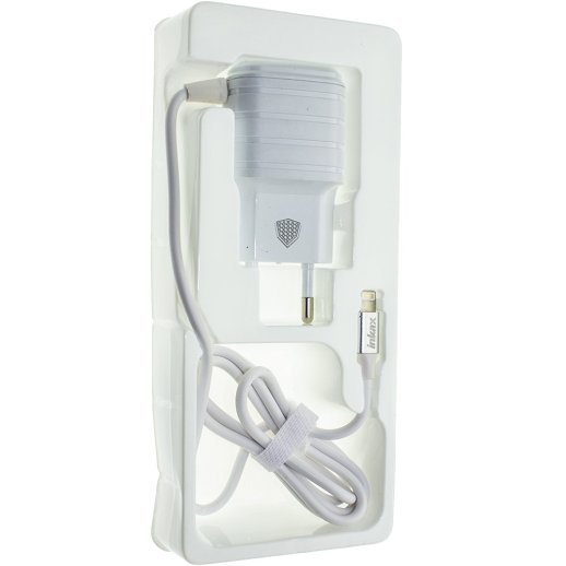 Мережевий зарядний пристрій INKAX CD-09 2.1A LIGHTNING