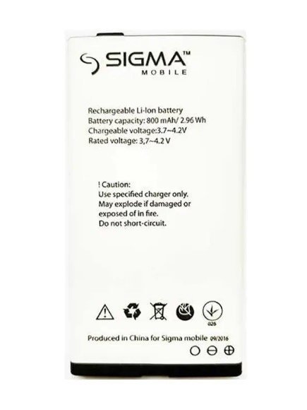 Акумулятор для SIGMA COMFORT 50 SLIM SENOL AAAA