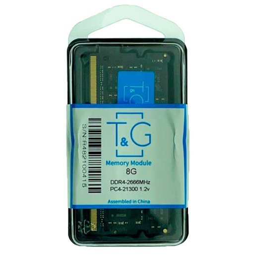 RAM T&G SO-DIMM 8GB DDR4 2666 MHz 1.2V, Таймінги CL 15, PC4-21300