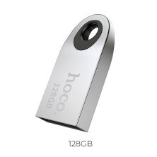 Флеш-память HOCO UD9 (USB2.0/128Gb) (стальной)