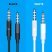 AUX КАБЕЛЬ Denmen DX02 jack 3.5мм 2M