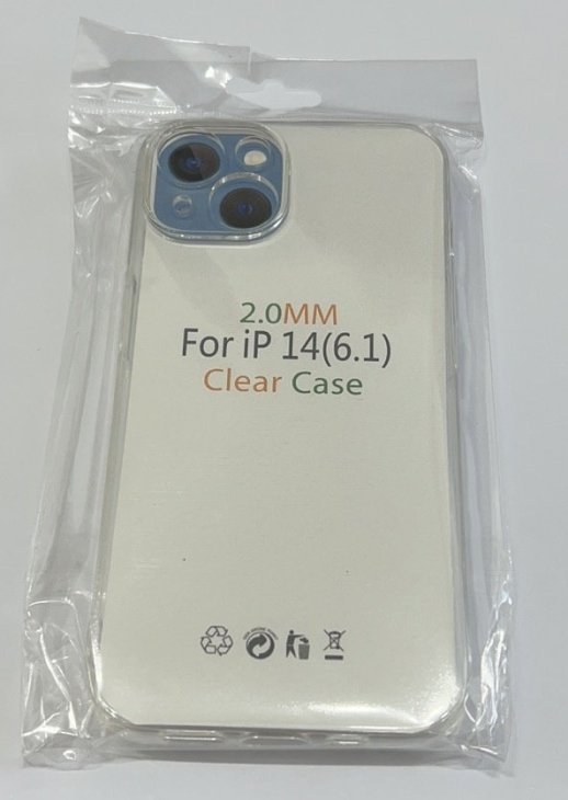Case Clear for Apple Iphone 14 Прозорий