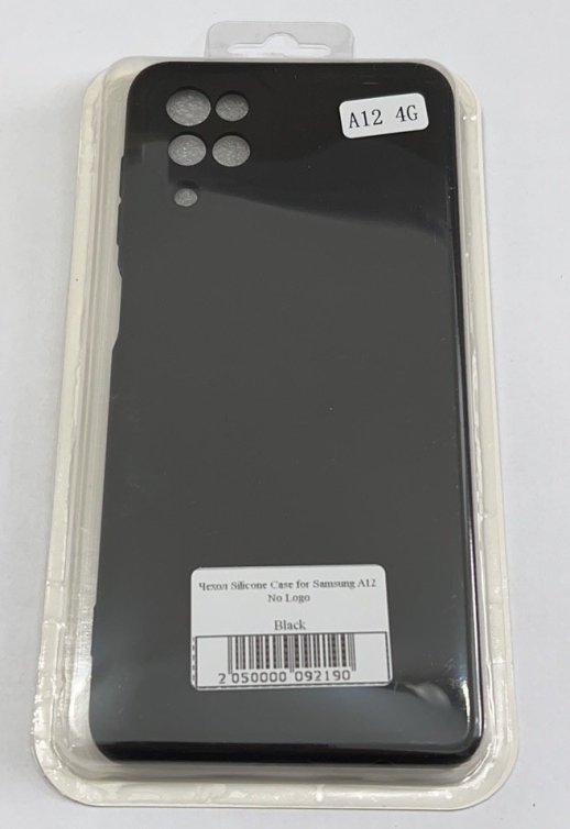 Чохол Silicone Case for Samsung A12 No Logo White