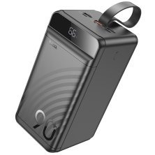 Power Bank HOCO J123D Element 22.5W+PD20W fully compatible power bank with digital display 90000 mAh чорний