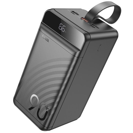 Power Bank HOCO J123D Element 22.5W+PD20W fully compatible power bank with digital display 90000 mAh чорний