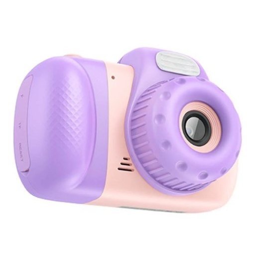 Дитячий цифровий фотоапарат HOCO DV201 із двома об'єктивами, РОЖЕВИЙ