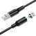 USB кабель BOROFONE BX41 магнітний 2.4A 1M USB - micro USB, ЧОРНИЙ