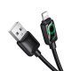 USB кабель HOCO U146 USB - Lightning, 1,2 м, чорний