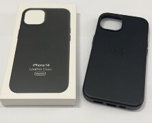 Чохол Leather Case Apple Iphone 14  MagSafe Midnight