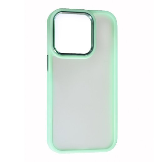 Чохол Matte Metal Buttons для Apple iPhone 14 Pro Green