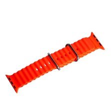 Spigen Silicon Ribbed Band для Apple Watch 42/44/45/49 mm Red